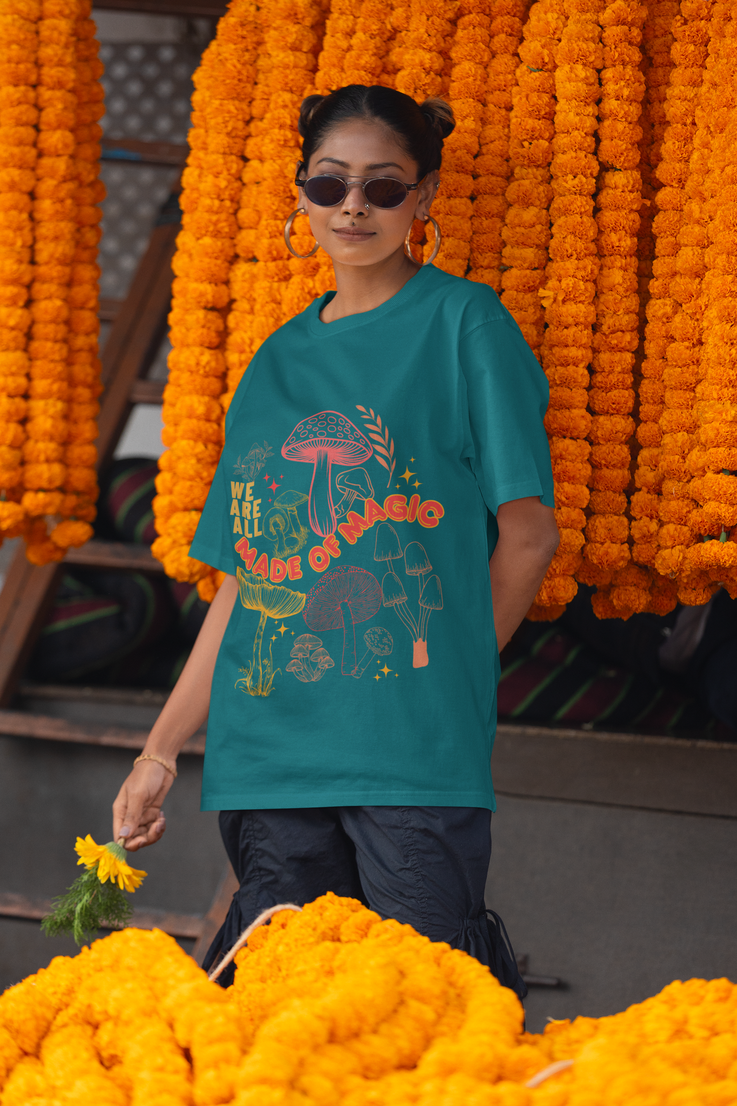 Stay Trippy – Mushroom Vibes Tee