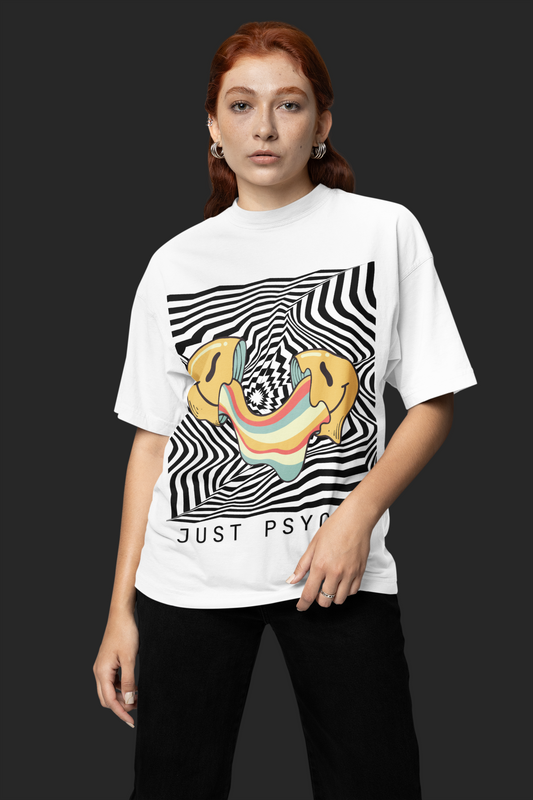 Just Psycho - Trippy Tshirt Multicolor